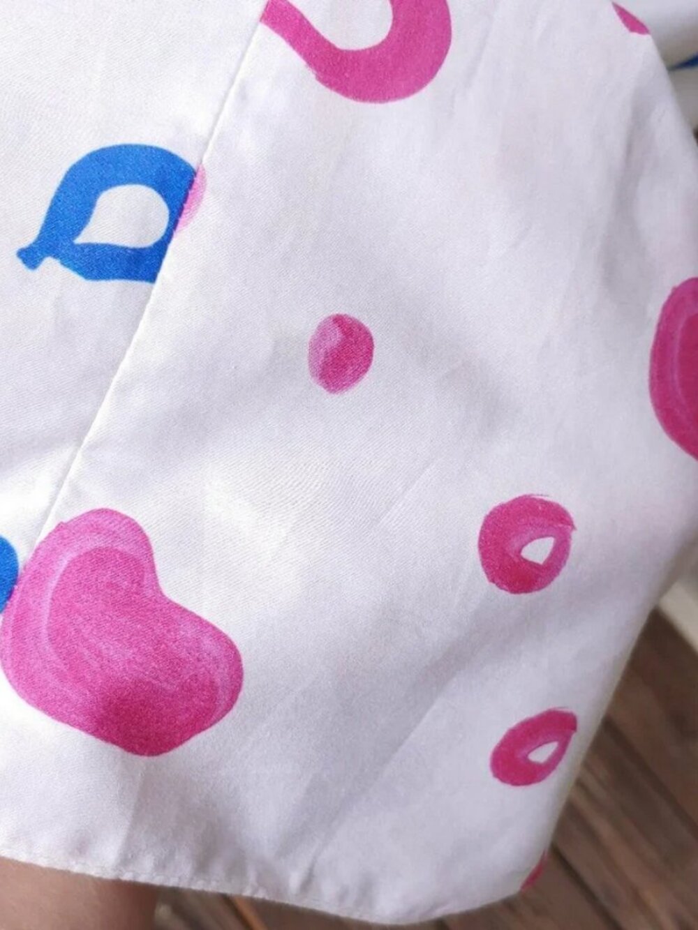 Mira Mirkati Skirt Ruffle Wrap 100% Cotton Polka Dot Midi - Picture 10 of 16